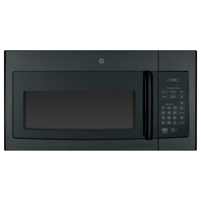 GE *GE JVM3160DFBB  (NIB)  1.6-cu ft Over-the-Range Microwave (Black)