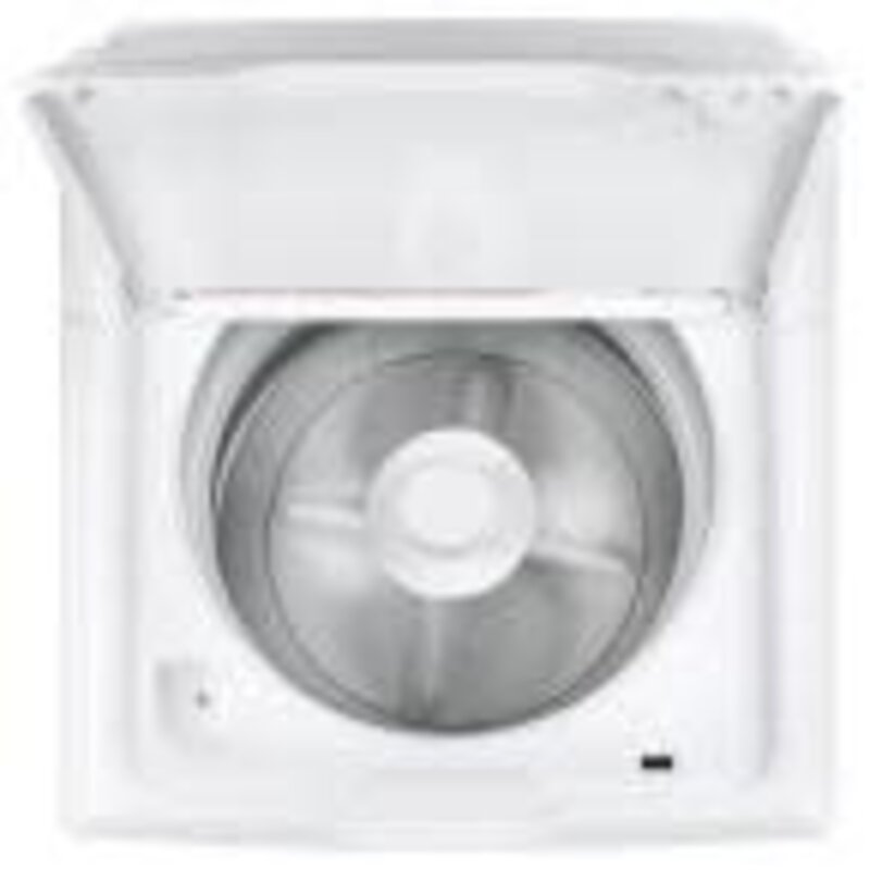 Hotpoint *HTW240ASKWS   3.8 cu. ft. White Top Load Washing Machine with Stainless Steel Tub