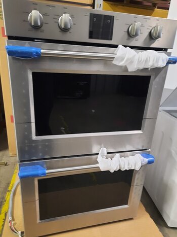 Frigidaire FRIGIDAIRE  FPET3077RFD  30-in Self-Cleaning Multi-Fan European Element Double Electric Wall Oven (Fingerprint-Resistant Stainless Steel)