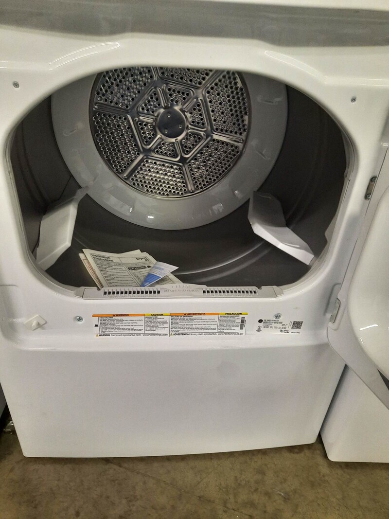 GE GE GTD33EASKWW  7.2 cu. ft. 240 Volt White Electric Vented Dryer
