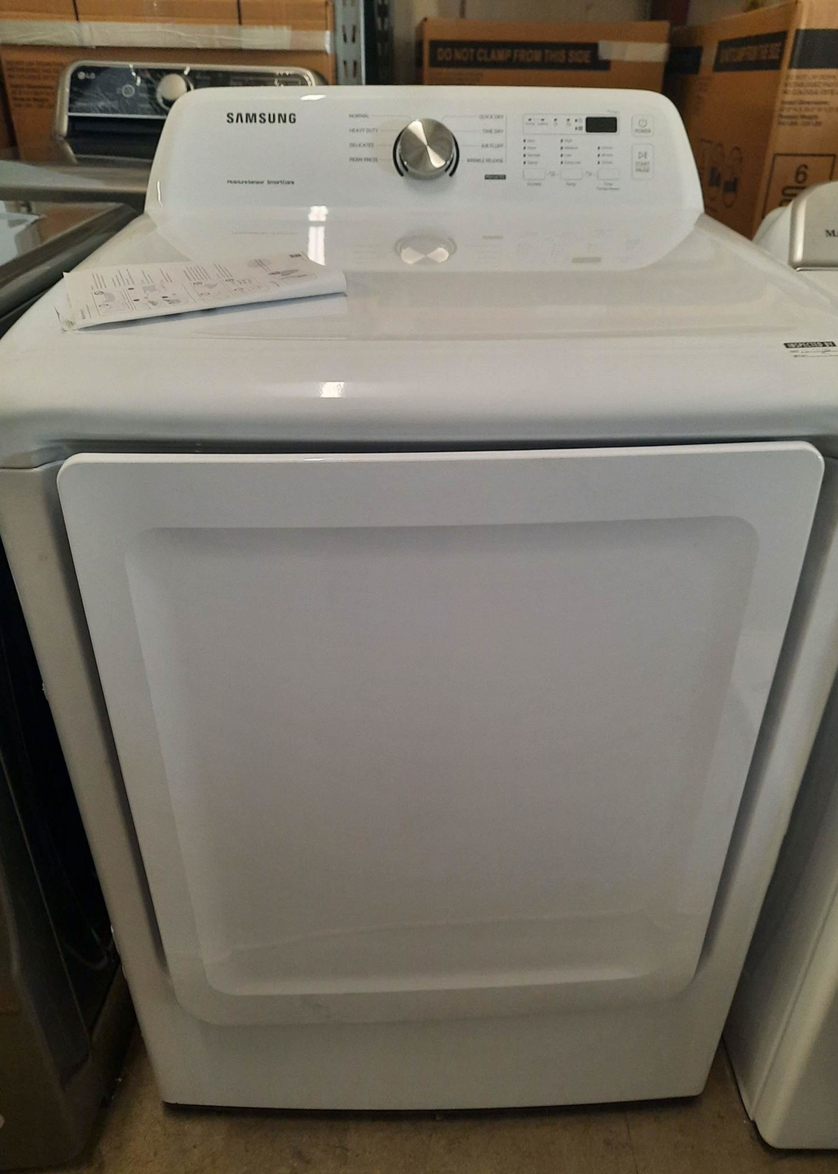 Samsung *Samsung DVE45T3200W 7.2 cu. ft. 240Volt White Electric Dryer
