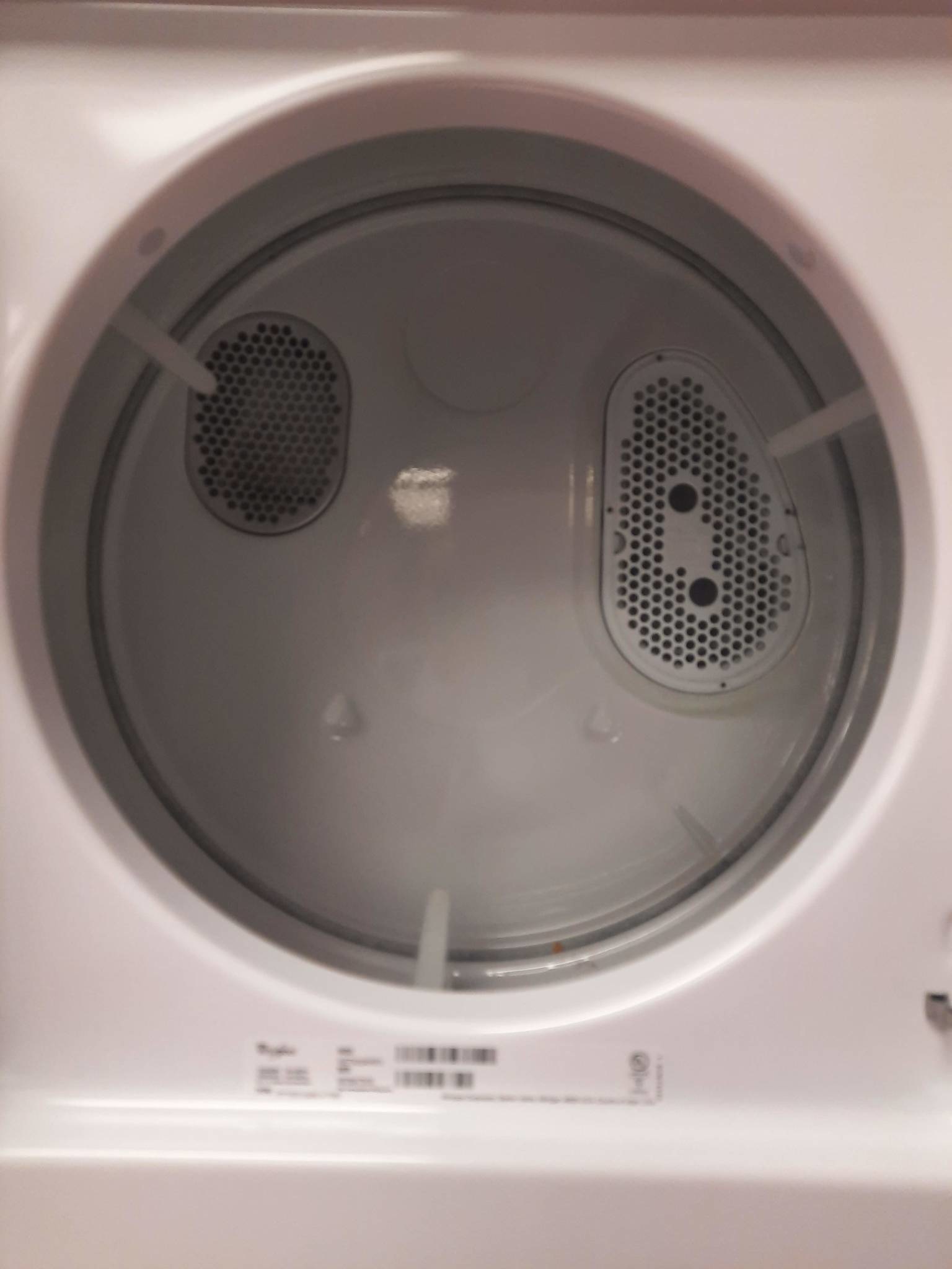 Whirlpool Whirlpool WET4024HW  Electric Stacked Laundry Center with 1.6-cu ft Washer and 3.4-cu ft Dryer