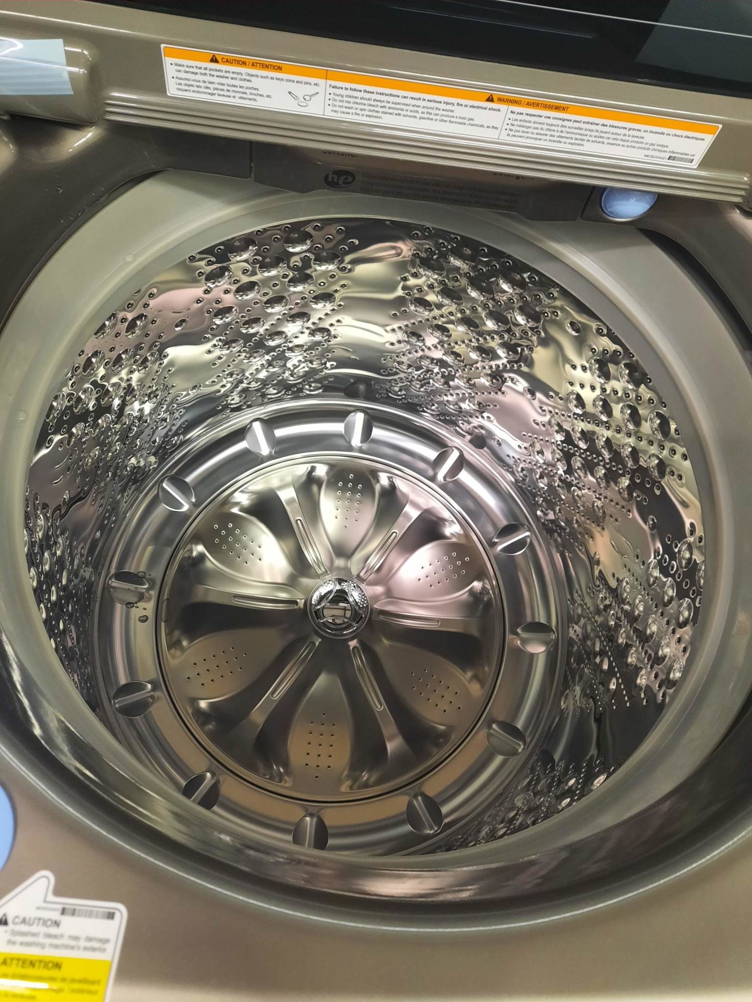 LG LG WT7300CV TurboWash 3D Smart Wi-Fi Enabled 5-cu ft High Efficiency Top-Load Washer