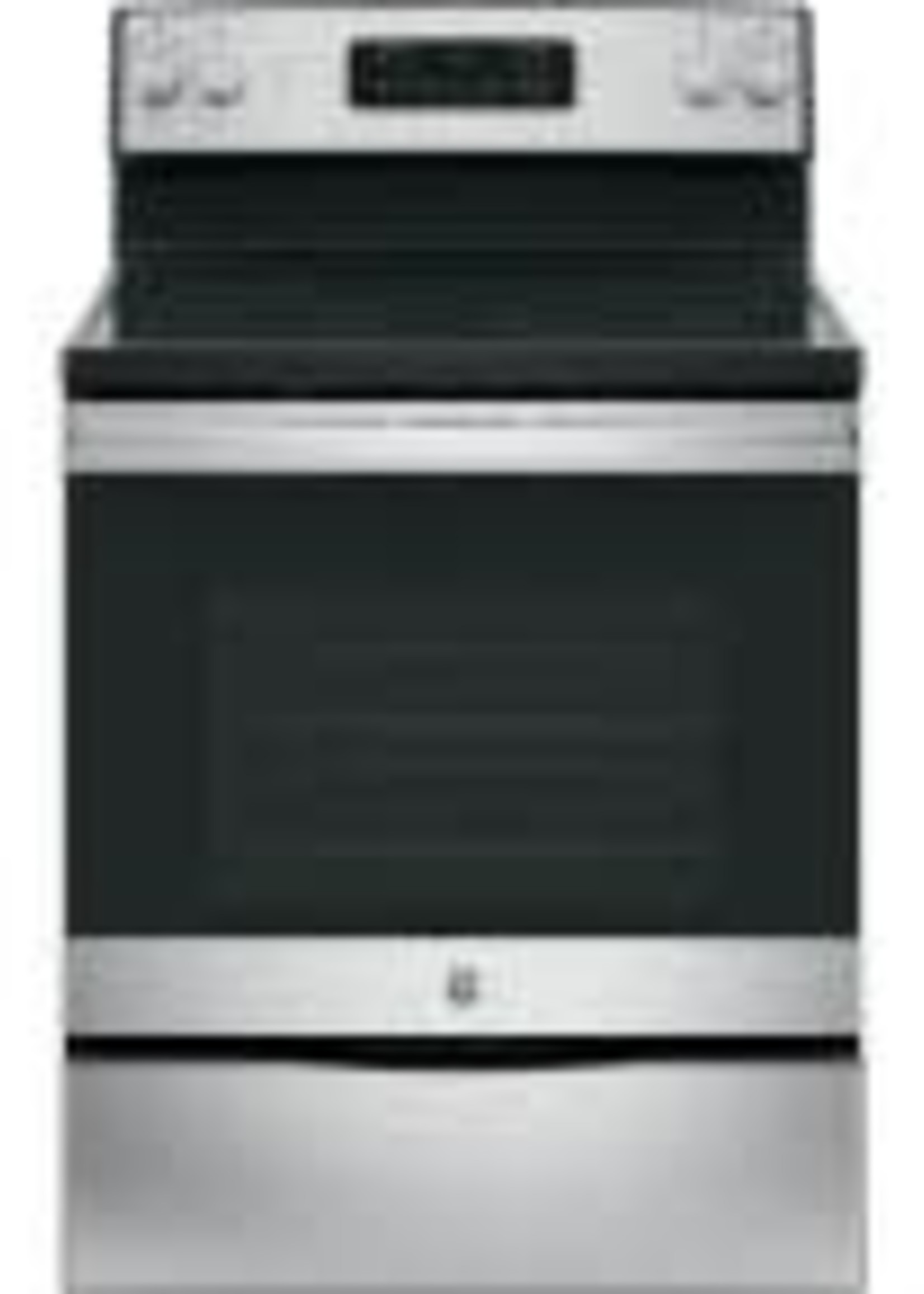 GE *GE(NIB) 30-in Smooth Surface 4 Elements 5.3-cu ft Self-Cleaning Freestanding Electric Range (Stainless Steel)