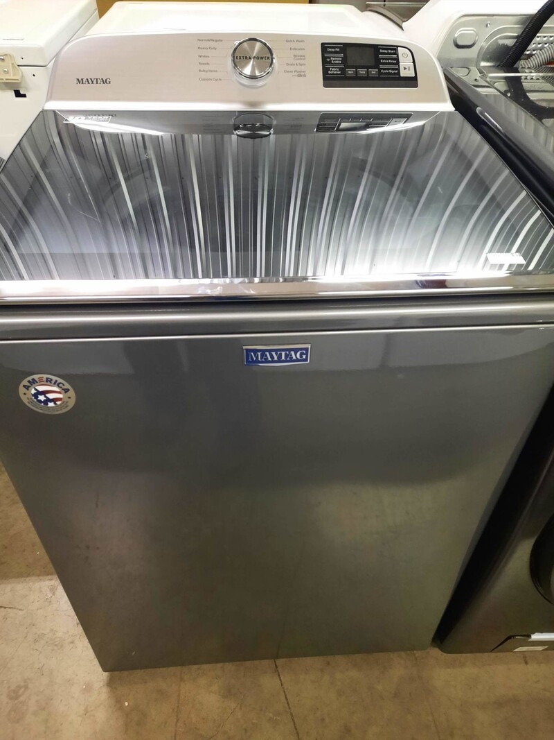 Maytag *MVW6230HC  4.7 cu. ft. Smart Capable Metallic Slate Top Load Washing Machine with Extra Power Button and Deep Fill Option