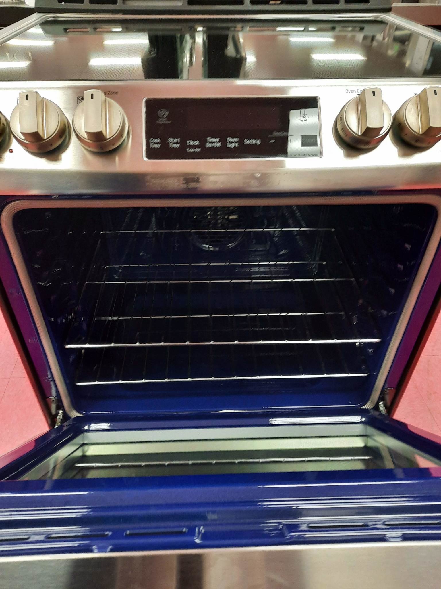 LG LG LSE4611ST  6.3 cu. ft. Slide-In Electric Range with ProBake Convection Oven and EasyClean in Stainless Steel