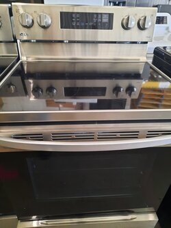 LG *LREL6323S  6.3 cu. ft.  Freestanding Smart Wi-Fi Enabled Fan Convection Electric Oven Range with AirFry and EasyClean in Stainless Steel