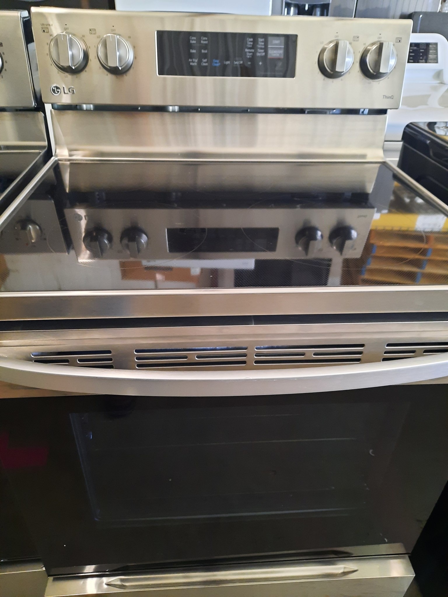 LG *LREL6323S  6.3 cu. ft.  Freestanding Smart Wi-Fi Enabled Fan Convection Electric Oven Range with AirFry and EasyClean in Stainless Steel