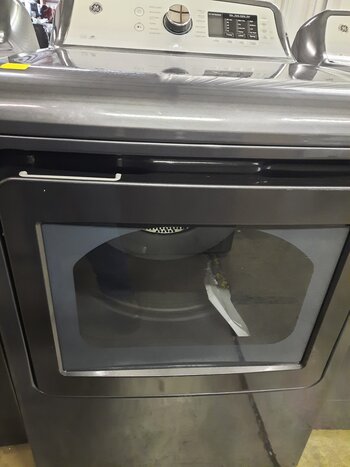 GE GE GTD72EBPN0DG 7.4 cu. ft. 240-Volt Diamond Gray Electric Vented Dryer with Sanitize Cycle, ENERGY STAR