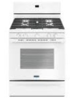 Maytag  MGR6600FW  5.0 cu. ft. Gas Range with 5th Oval Burner in White