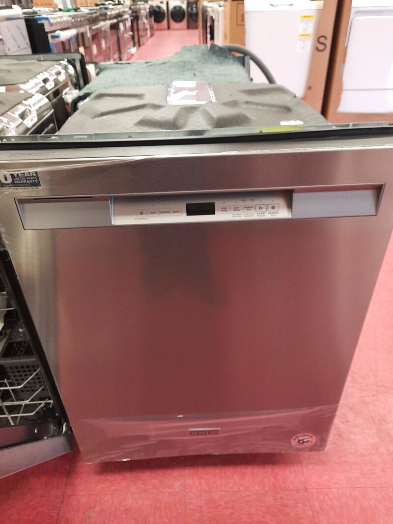 Maytag *Maytag MDB4949SKZ  50-Decibel Front Control 24-in Built-In Dishwasher (Fingerprint-Resistant Stainless Steel) ENERGY STAR