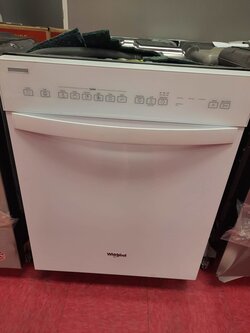 Whirlpool * WDF550SAHW 24 in. White Front Control Built-In Tall Tub Dishwasher with Stainless Steel Tub, 51 dBA