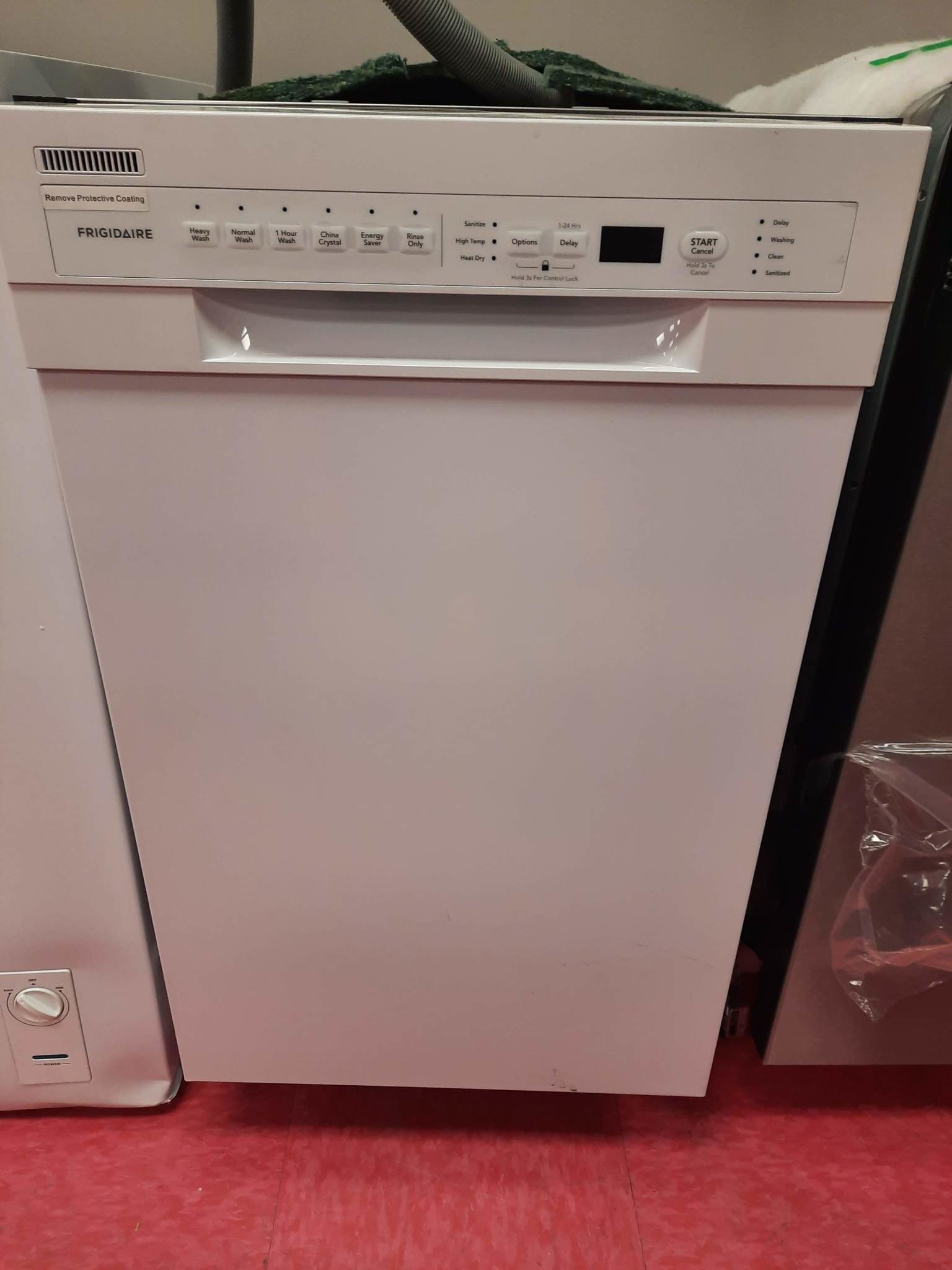 Frigidaire Frigidaire  FFBD1831UW0A   18 in. White Front Control Built-In Tall Tub Dishwasher with Stainless Steel Tub, ENERGY STAR, 52 dBA