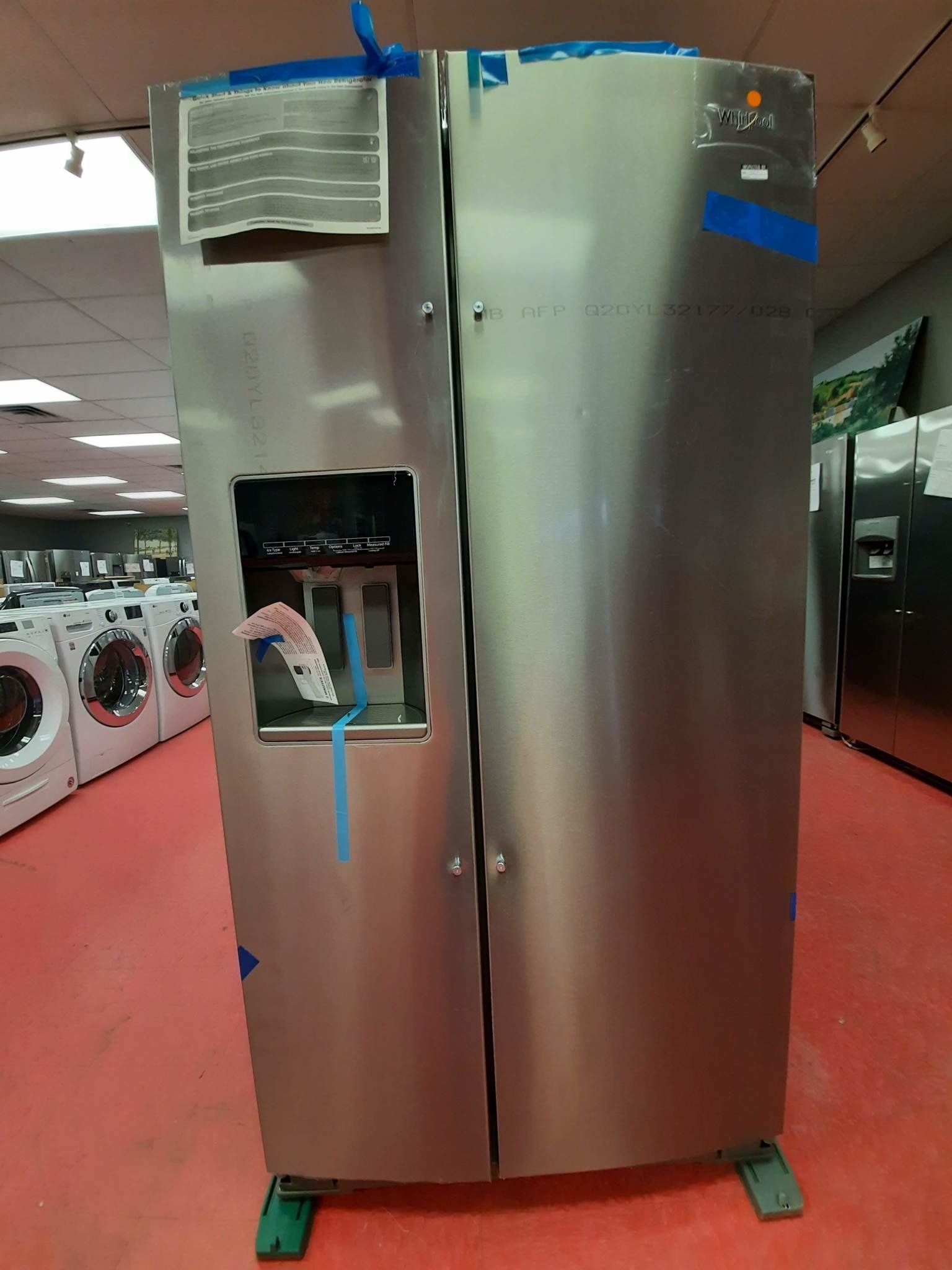 Whirlpool Whirlpool WRS571CIHZ 21 cu. ft. Side By Side Refrigerator in Fingerprint Resistant Stainless Steel, Counter Depth