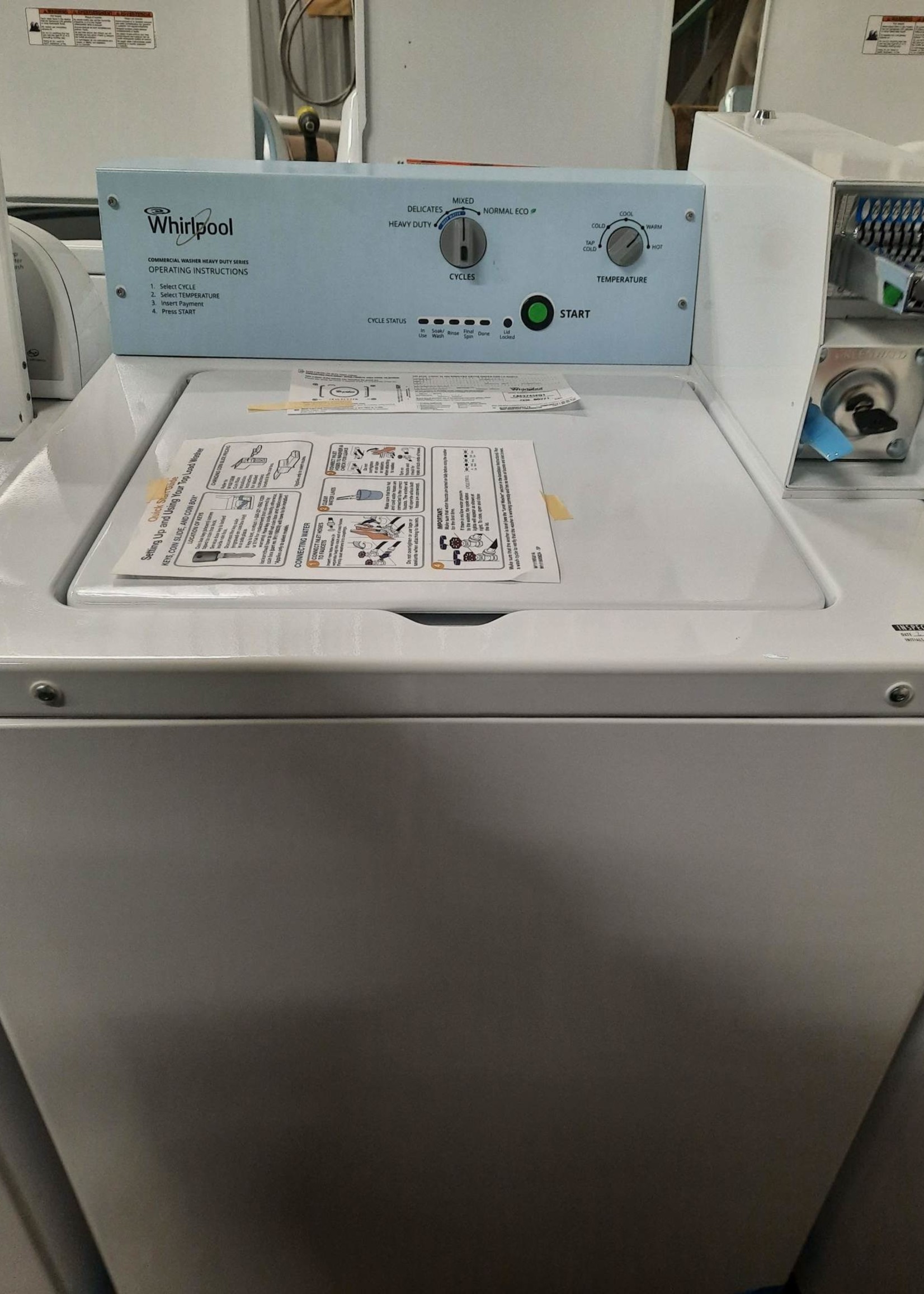 whirlpool washing top load