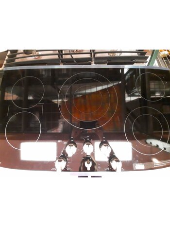 GE GE  PP7036SJ2SS Profile 36-in 5 Elements Smooth Surface (Radiant) Stainless Steel Electric Cooktop
