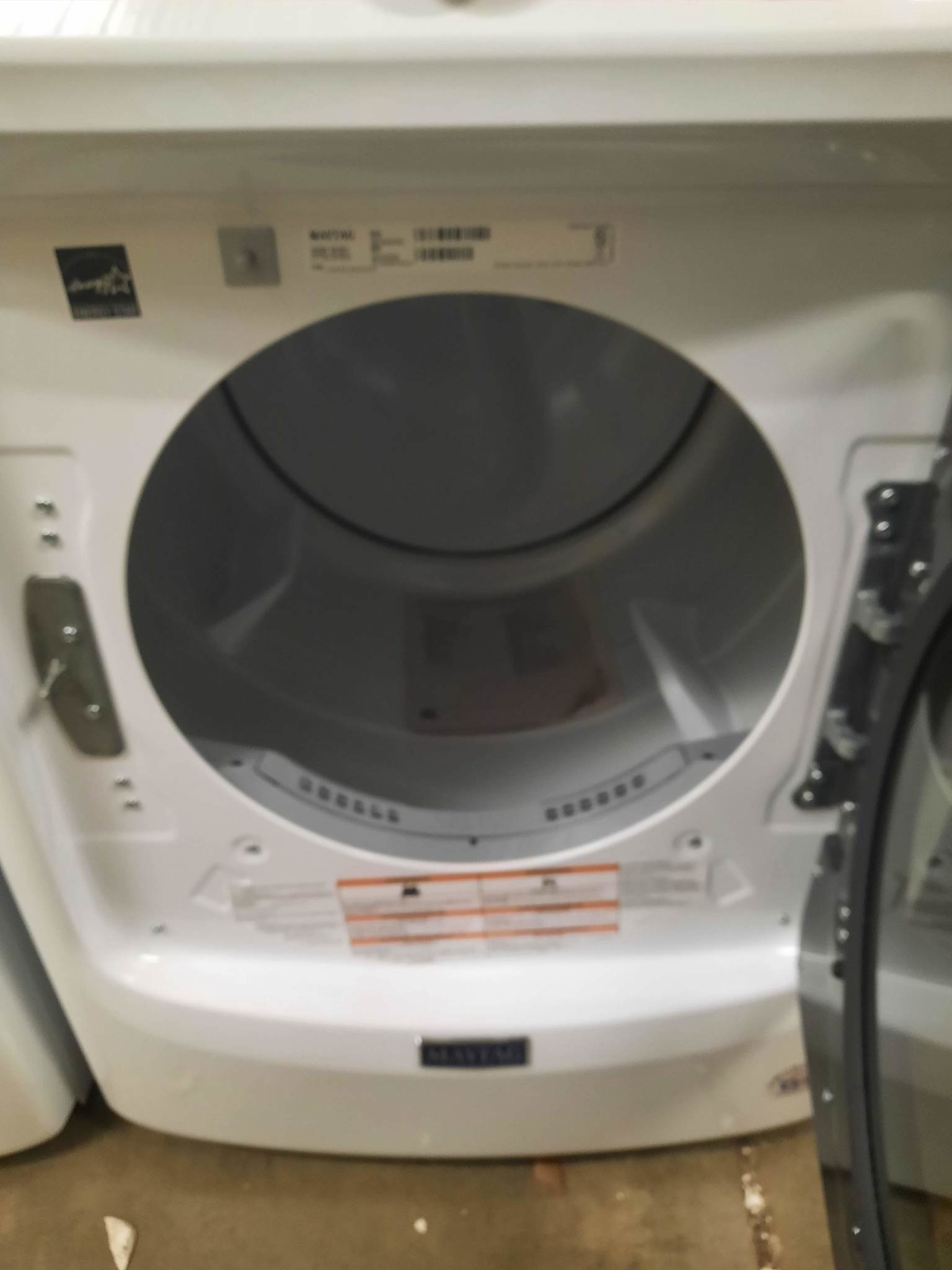 Maytag *MED5630HW 7.3 Cu. Ft. Stackable Electric Dryer with Extra Power Button - White