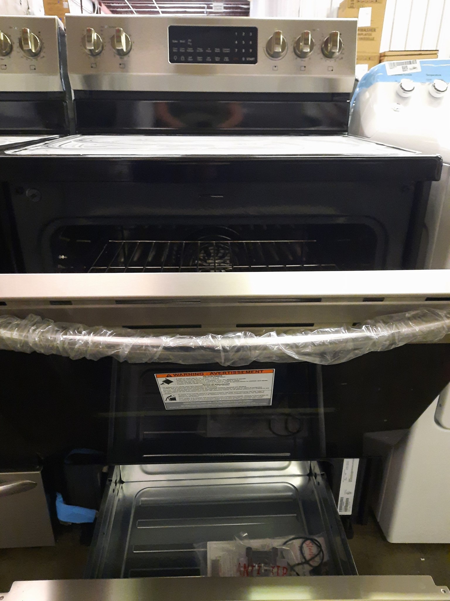 Frigidaire gallery air fryer range steam clean vs. self clean 