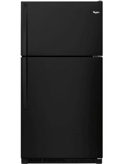 Whirlpool *Whirlpool  WRT311FZDB  20.5 cu. ft. Top Freezer Refrigerator in Black