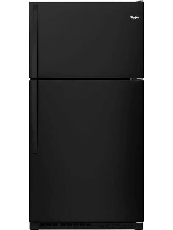 Whirlpool *WRT311FZDB  20.5 cu. ft. Top Freezer Refrigerator in Black