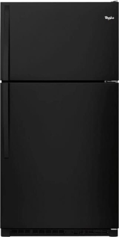Whirlpool *Whirlpool  WRT311FZDB  20.5 cu. ft. Top Freezer Refrigerator in Black