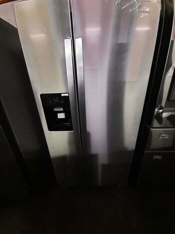 Whirlpool Whirlpool WRS321SDHZ  21.4-cu ft Side-by-Side Refrigerator with Ice Maker (Fingerprint-Resistant Stainless Steel)