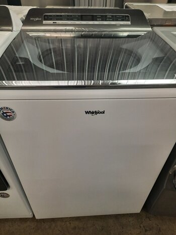 Whirlpool Whirlpool WTW7120HW0  5.3 cu. ft. Smart White Top Load Washing Machine with Load and Go, Built-In Water Faucet and Stain Brush, ENERGY STAR