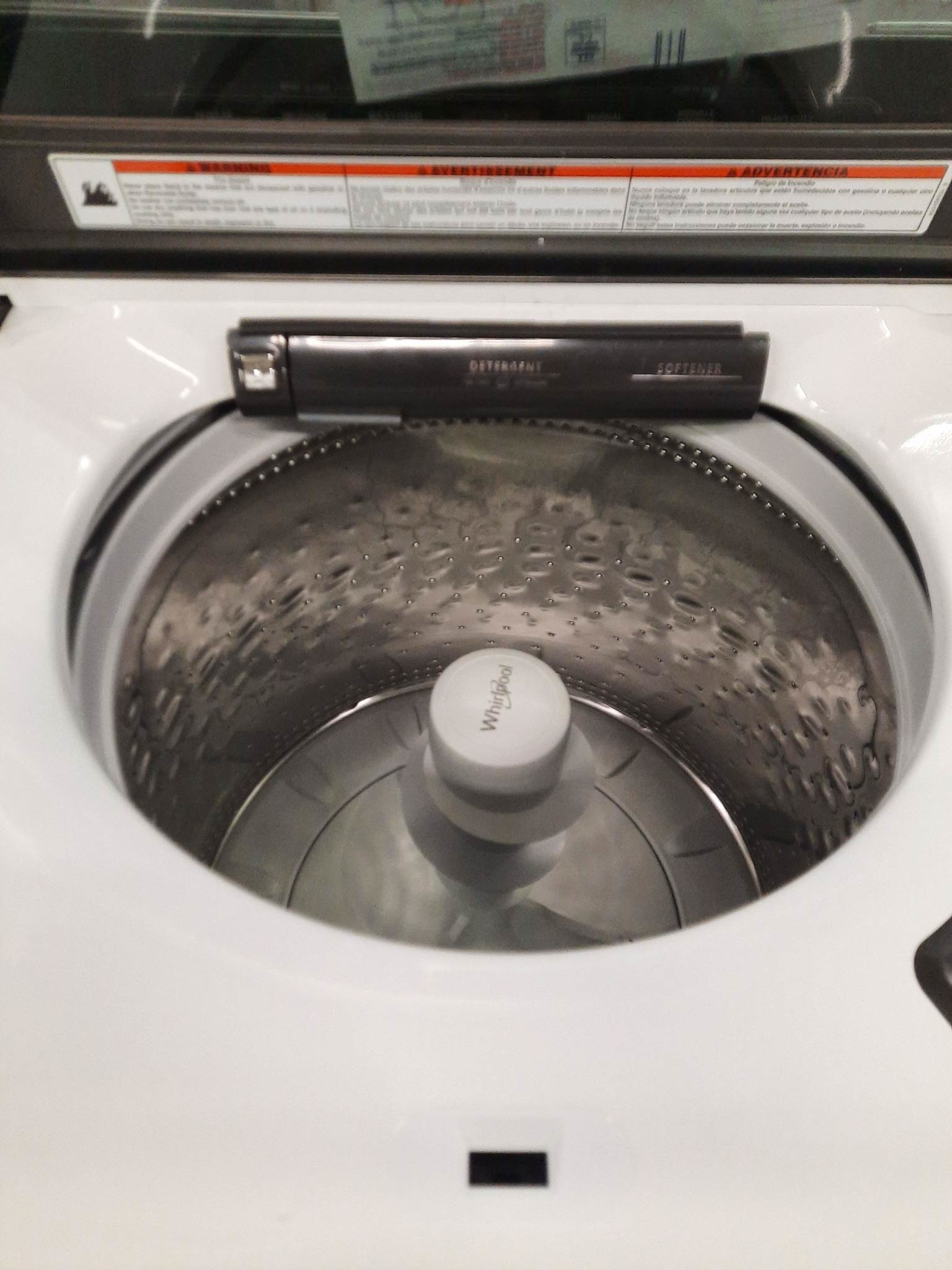 Whirlpool Whirlpool WTW5105HW   4.7 cu. ft. White Top Load Washing Machine with Built-in Water Faucet and Stain Brush