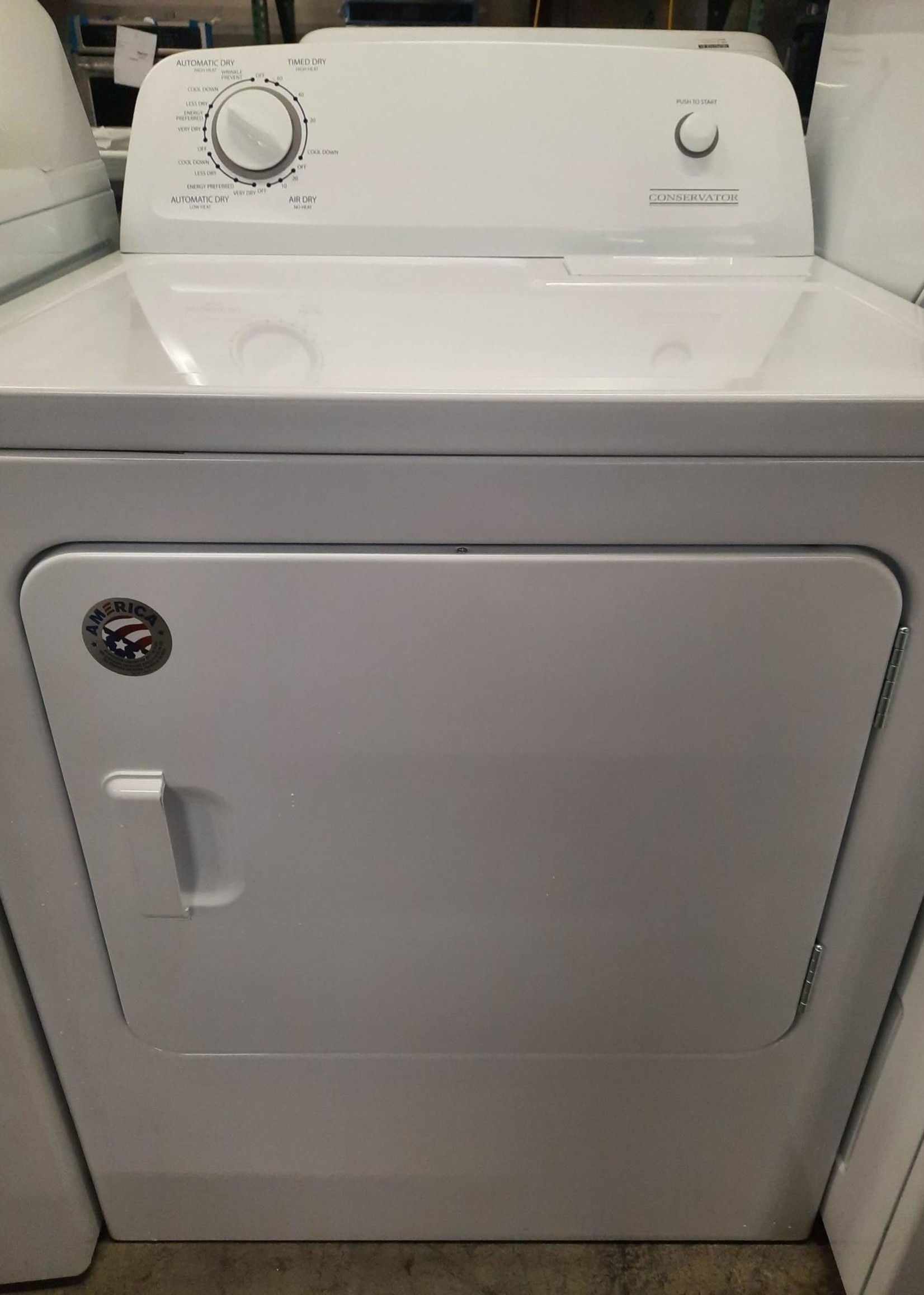 Conservator *Conservator VED6505GW0   6.5 cu ft Electric Dryer in White