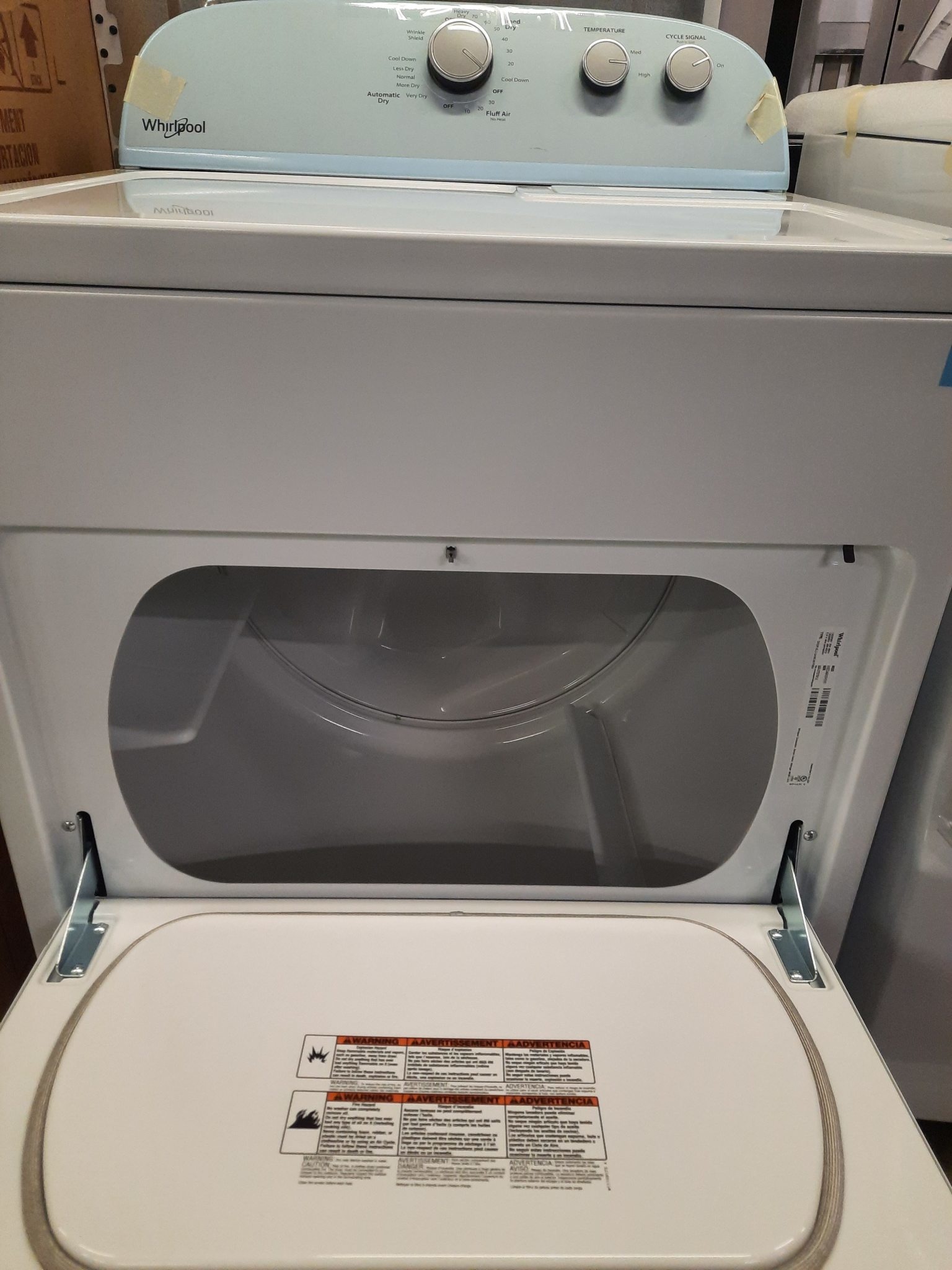 Whirlpool *WED4950HW   7.0 cu. ft. 240-Volt White Electric Vented Dryer with AUTODRY Drying System