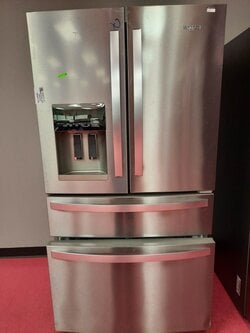 Whirlpool *WRX735SDHZ  24.5-cu ft 4-Door 36-in French Door Refrigerator with Exterior Ice and Water Dispenser - Fingerprint Resistant Stainless Steel