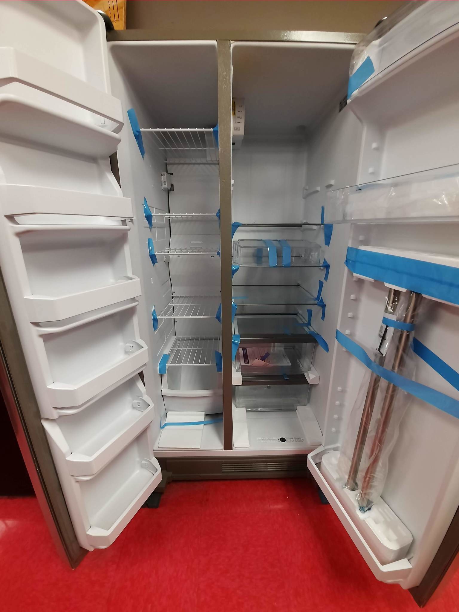 Maytag *MSS25N4MKZ  25 Cu. Ft. Side-by-Side Freestanding Refrigerator, Fingerprint Resistant - Stainless Steel