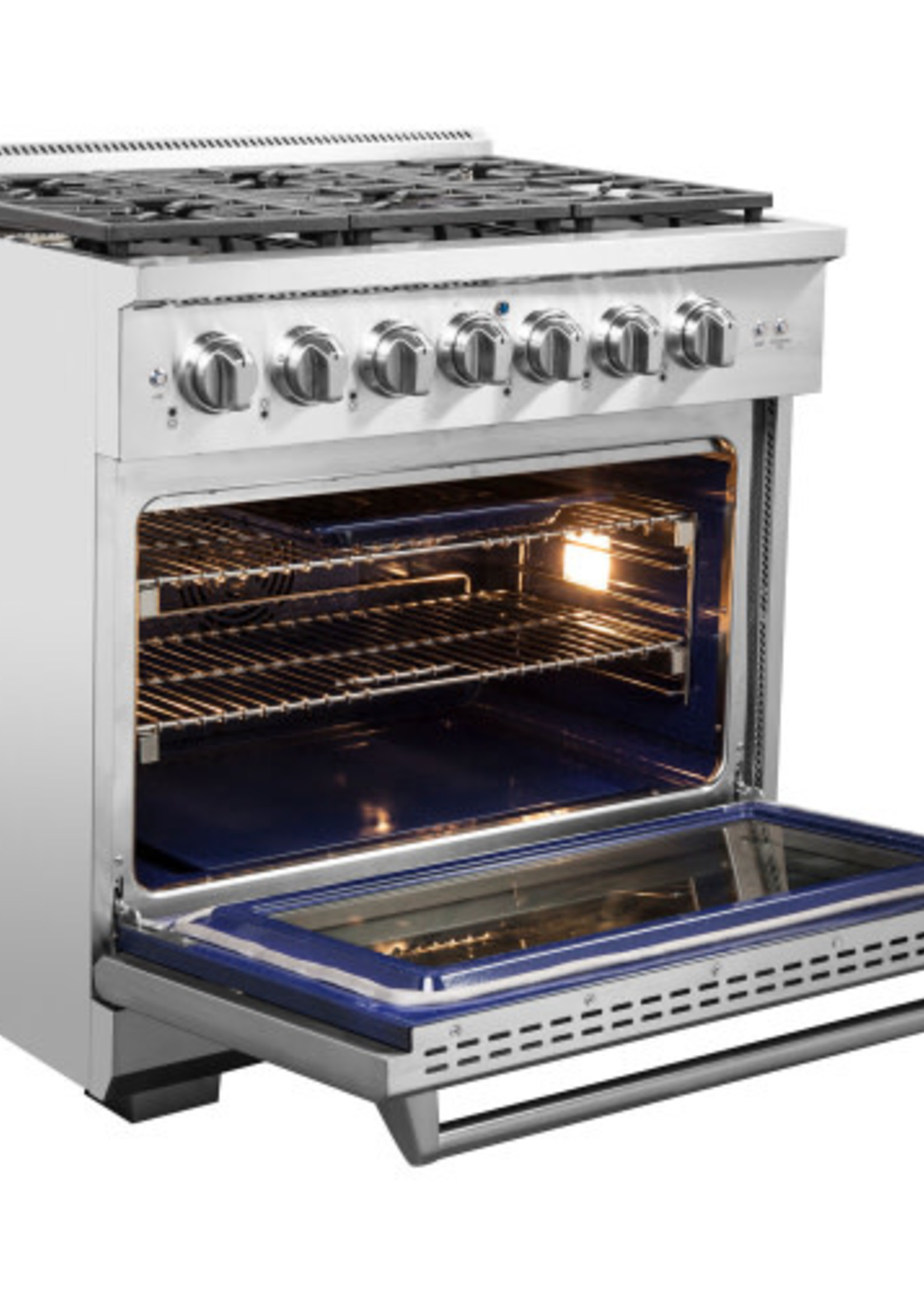 *NXR  AKD3605  36-IN. CULINARY SERIES PROFESSIONAL STYLE GAS AND ELECTRIC DUAL FUEL RANGE, STAINLESS STEEL