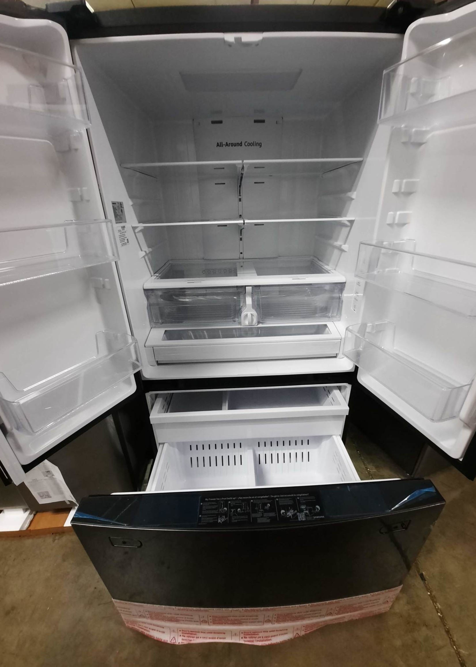 samsung black stainless 28 cu ft refrigerator