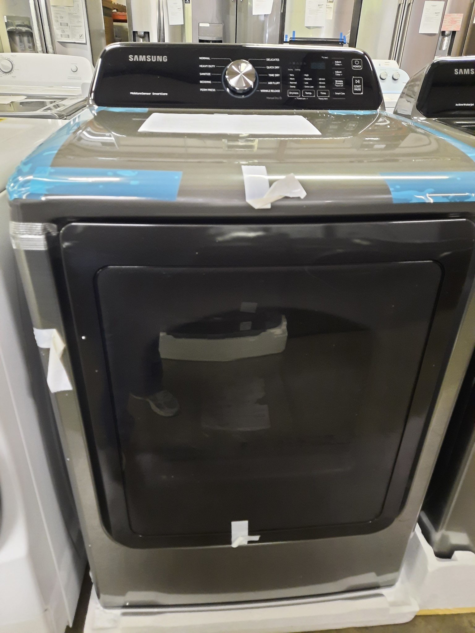 Samsung *Samsung  DVE45T3400P   7.4 Cu. Ft. Electric Dryer with 10 Cycles and Sensor Dry - Platinum