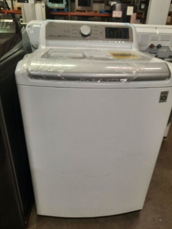 LG LG WT7300CW  (NOB)  5.0 cu. ft. High Efficiency Mega Capacity Smart Top Load Washer with TurboWash3D and Wi-Fi Enabled in White, ENERGY STAR