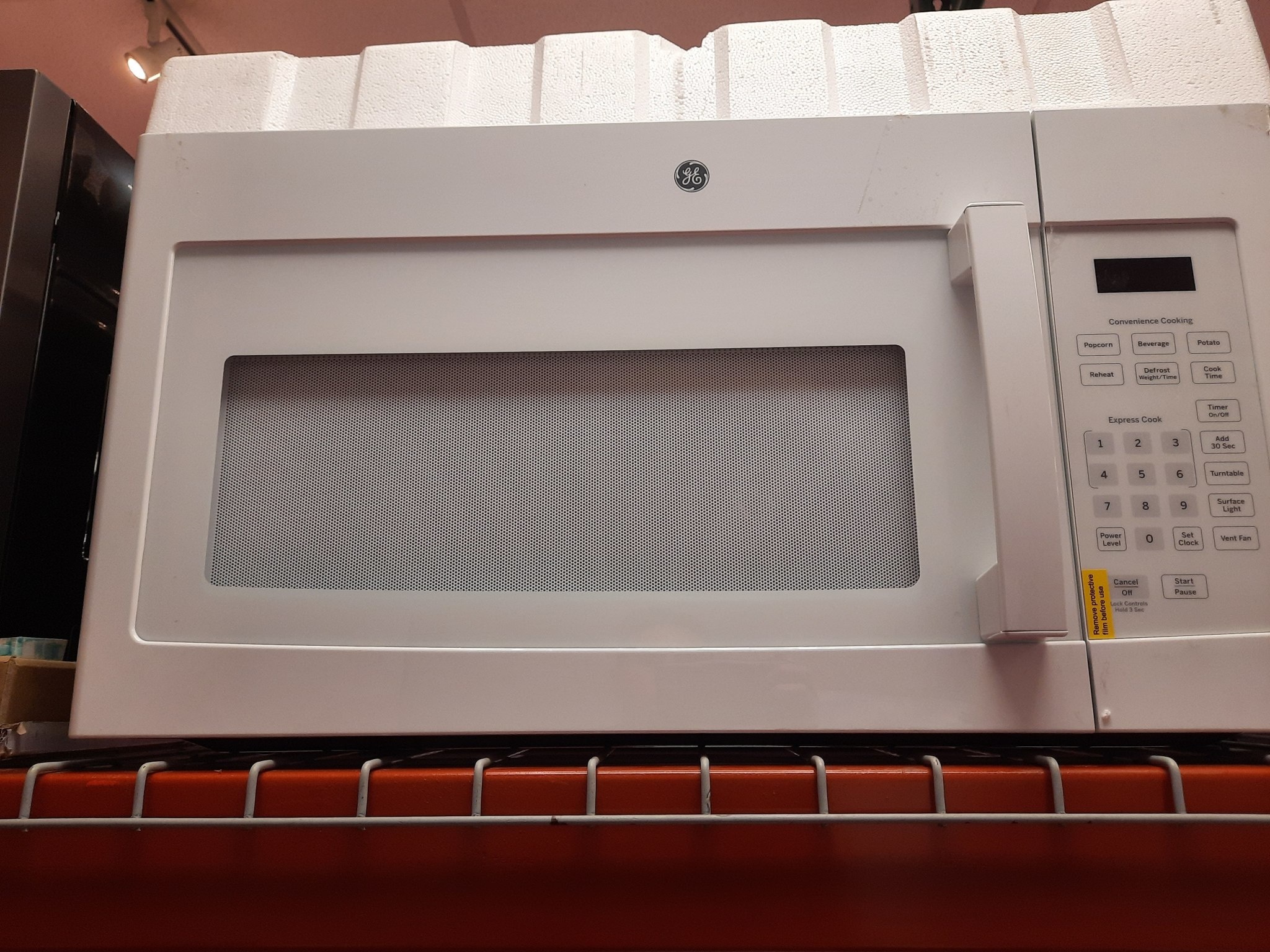 GE *GE JVM3160DFWW  (NIB) 1.6 cu. ft. Over the Range Microwave in White