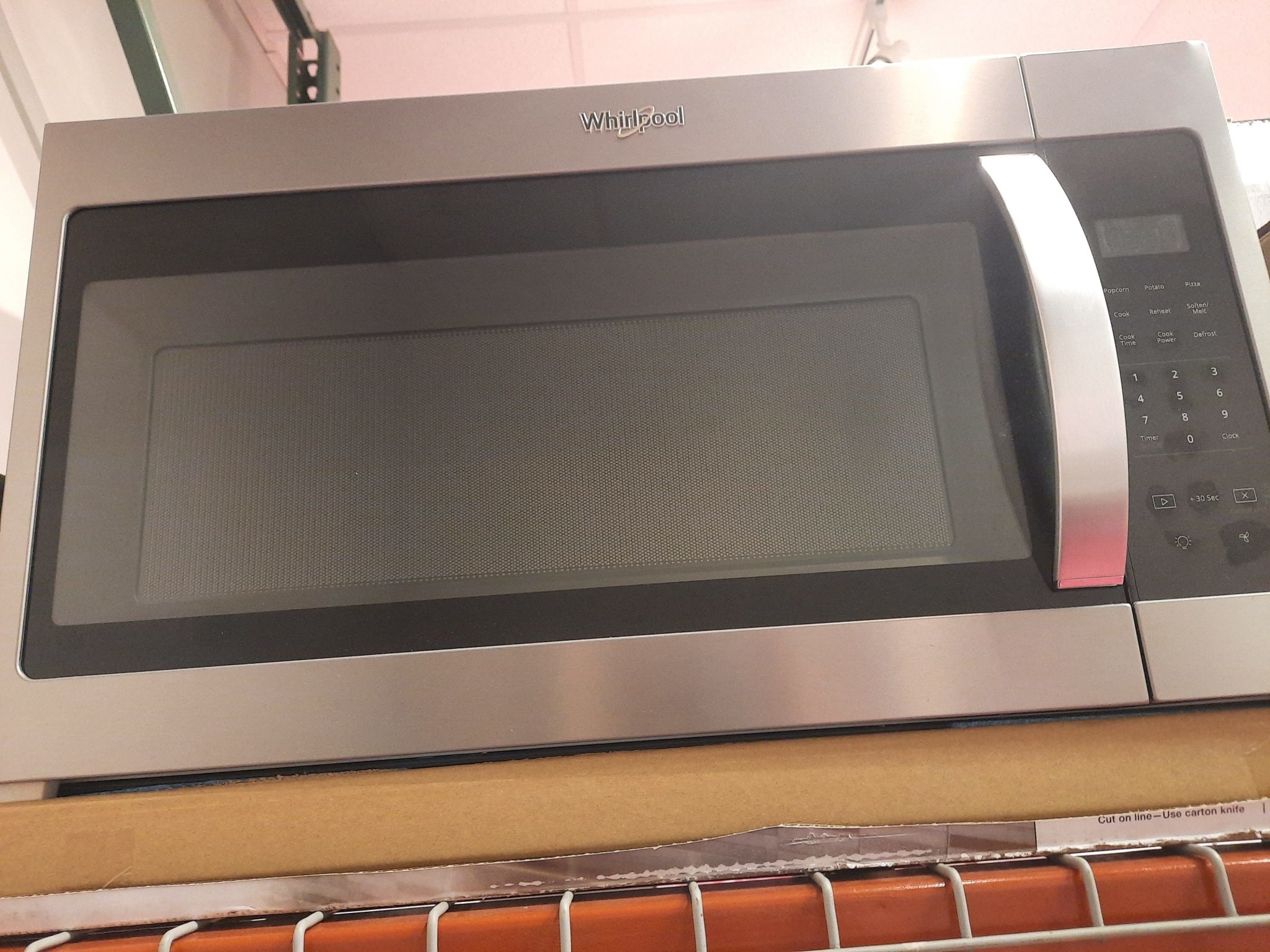 Whirlpool WMH31017HZ 1.7cu ft OvertheRange Microwave with Electronic