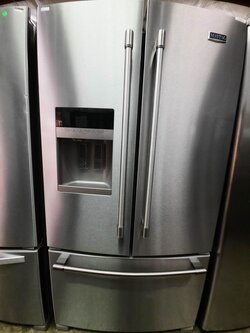 Maytag *MFI2570FEZ  24.7-cu ft 3-Door 36-in French Door Refrigerator with Power Cold Feature - Fingerprint Resistant Stainless Steel