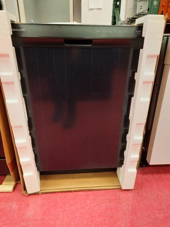 Frigidaire **Frigidaire FFCD2418UB  (NIB) 55-Decibel Front Control 24-in Built-In Dishwasher (Black) ENERGY STAR