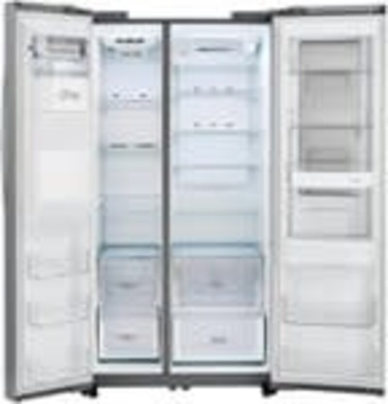 LG LG  LSXS26396S  InstaView Smart Wi-Fi Enabled 26.1-cu ft Side-by-Side Refrigerator with Ice Maker (Stainless Steel) ENERGY STAR