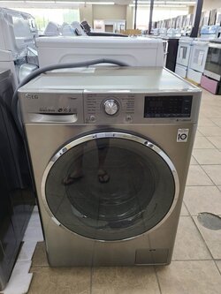 LG LG WM3499HVA   Smart Wi-Fi Enabled 2.3-cu ft Washer Capacity 2.3-cu ft Dryer Capacity Graphite Steel Ventless All-in-One Washer Dryer