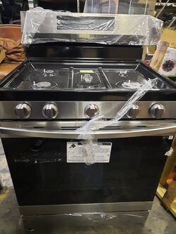 Samsung *NX60A6511SS   6.0 cu. ft. Freestanding Gas Range with WiFi, No-Preheat Air Fry & Convection - Fingerprint Resistant Stainless Steel