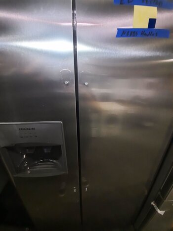 Frigidaire Frigidaire LFSS2612TF4 (4A103139580)  25.5-cu ft Side-by-Side Refrigerator with Ice Maker (EasyCare Stainless Steel)