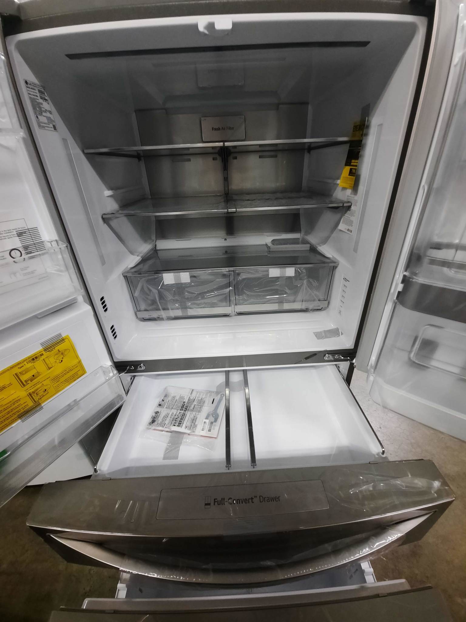 LG *LRMDS3006S   29.5 cu.ft. Smart French Door, Door-In-Door Full Convert with Craft Ice Refrigerator in PrintProof Stainless Steel