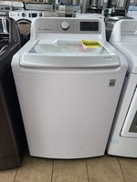 LG *LG WT7300CW   5.0 cu. ft. High Efficiency Mega Capacity Smart Top Load Washer with TurboWash3D and Wi-Fi Enabled in White, ENERGY STAR