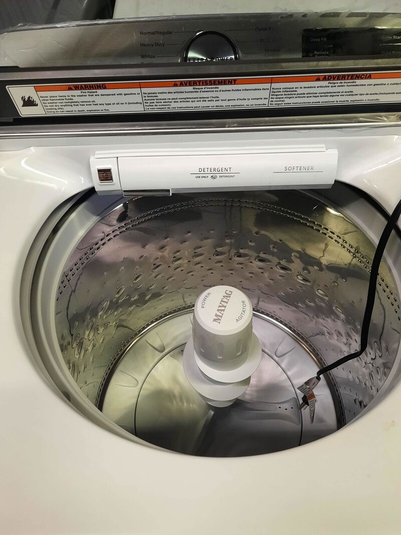 Maytag *MVW7230HW Smart 5.2-cu ft High Efficiency Top-Load Washer (White) ENERGY STAR