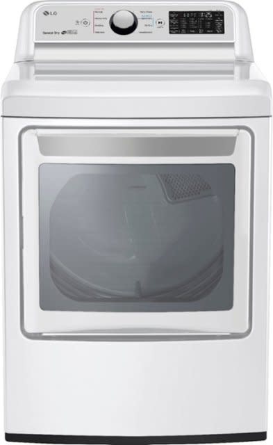 LG LG DLE7300WE (103KWHX5Z849) 7.3 cu. ft. Ultra Large Smart Front Load Electric Vented Dryer with EasyLoad Door and Sensor Dry in White,