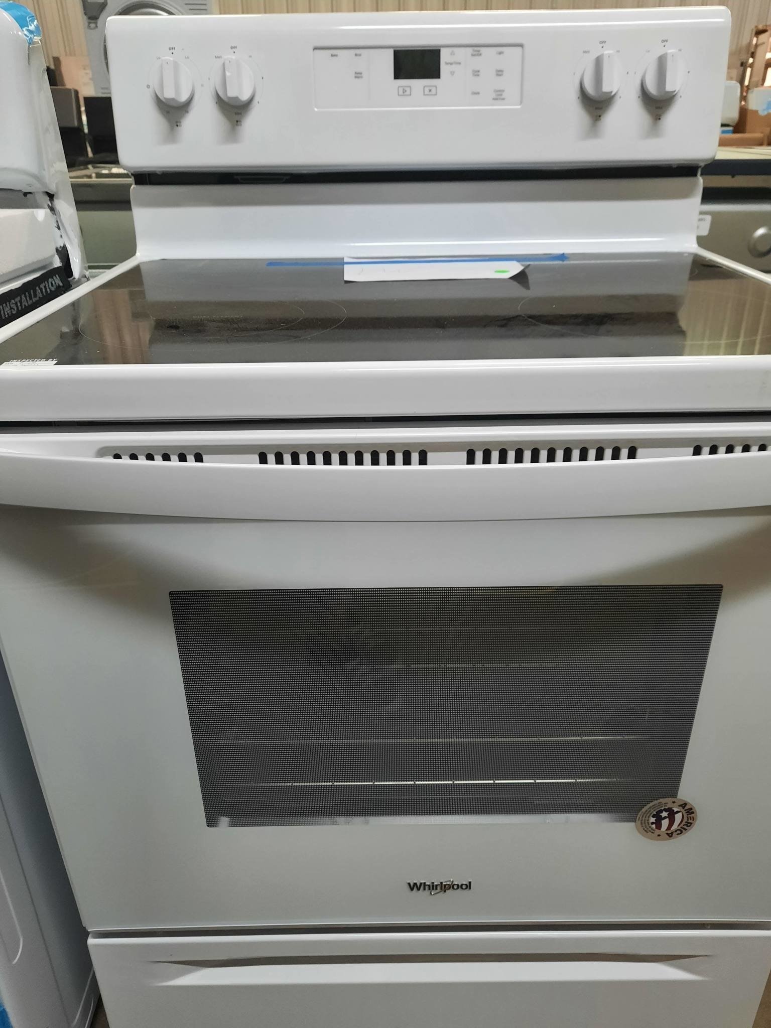 Whirlpool *Whirlpool WFE320M0JW  30 in. 5.3 cu. ft. 4-Burner Electric Range in White with Storage Drawer
