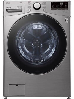 LG *WM3600HVA   4.5 Cu. Ft. High Efficiency Stackable Smart Front Load Washer with Steam and 6Motion Technology - Graphite Steel
